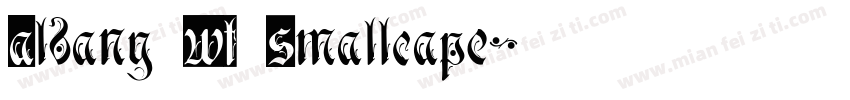 Albany WT Smallcape字体转换